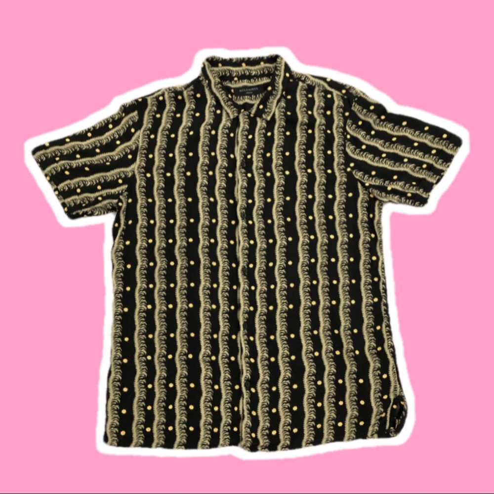 AllSaints Floral Casual Shirt